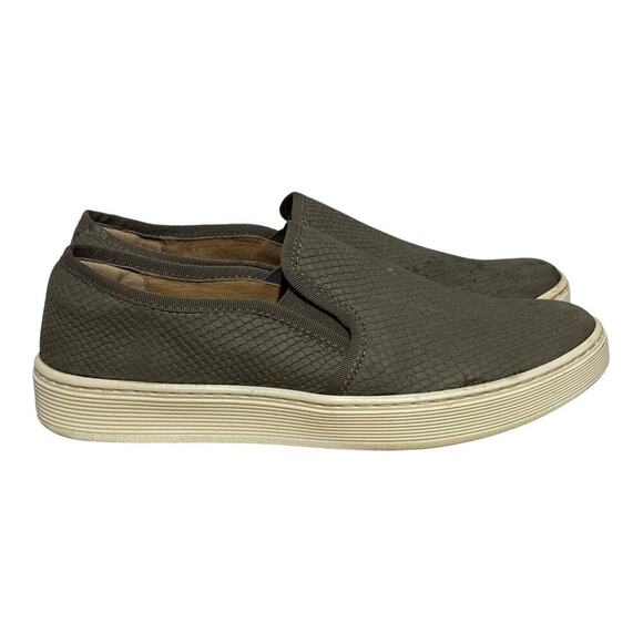 Sofft Shoes - Sofft Somers Slip On Grey Leather Sneakers Women's Size 9.5 M Comfort Casual